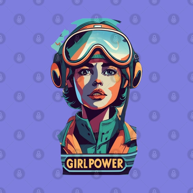 Girl Pilot by masksutopia