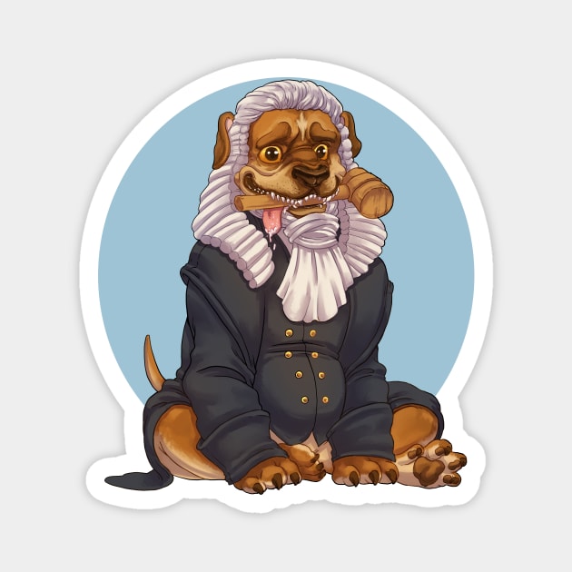 Judge Brutor (Rusty Quill Gaming) Magnet by Rusty Quill