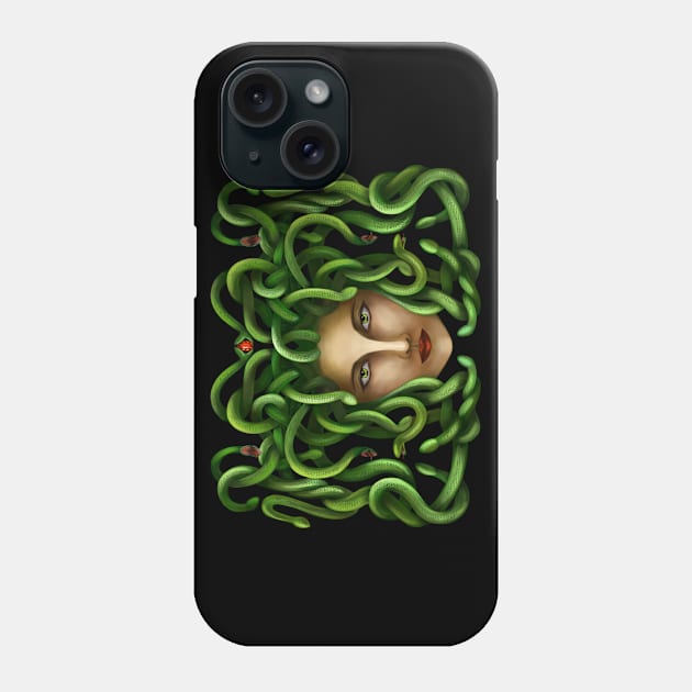Medusa Gorgo Phone Case by Brilliantova
