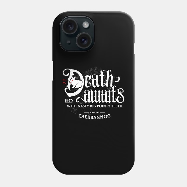 Death Awaits Phone Case by logozaste