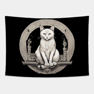 symbolism cat art pt2 Tapestry