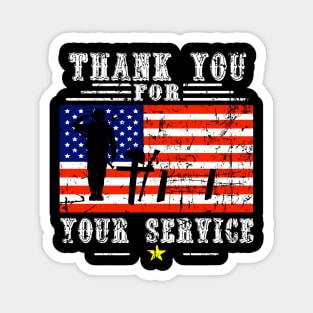 veterans day thank you for your service Magnet