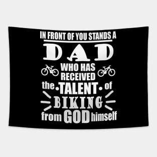 Biking Mountain Bike Dowhill Gift Father's Day Tapestry