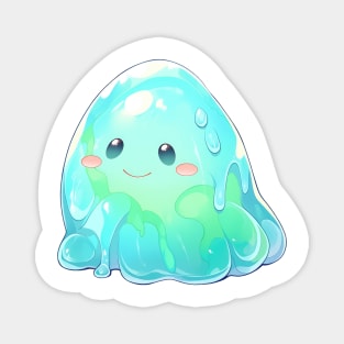 Chibi style Slime Creature Magnet