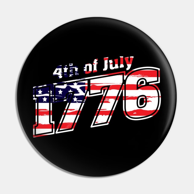 Independence Day of America Pin by VEKTORKITA