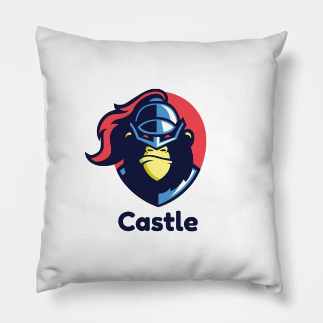 Castle in the Sky Pillow by UX_Jon