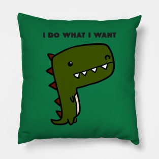 I Do What I Want Pillow