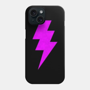 Lightning Bolt magenta Phone Case