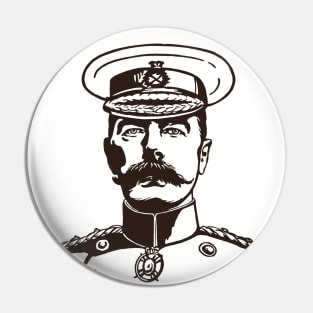 Horatio Herbert Kitchener - British Army Officer Pin