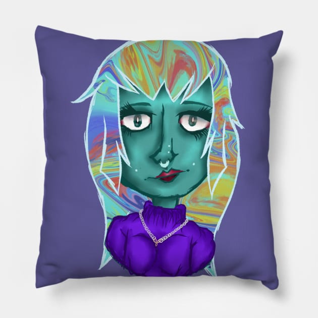 Tie Dye Hair Pillow by Twisted Wonder