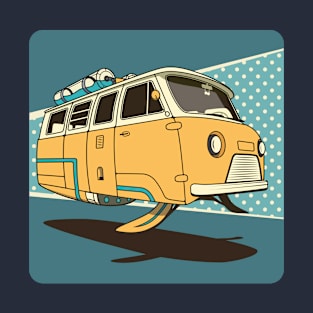 Retrofuturistic Car T-Shirt