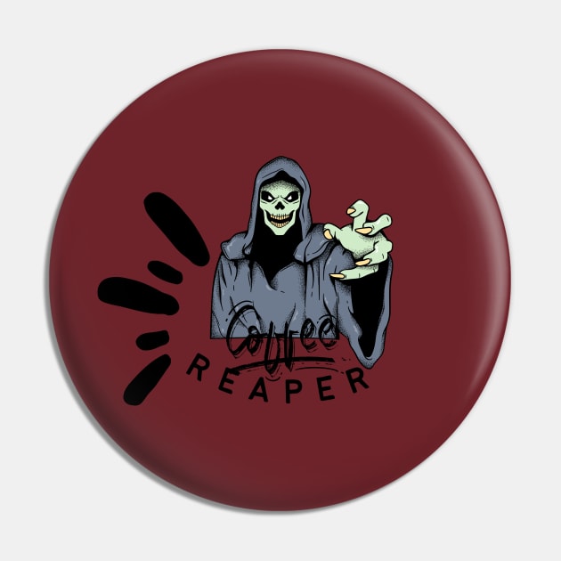 The Coffee Reaper Pin by NICHE&NICHE