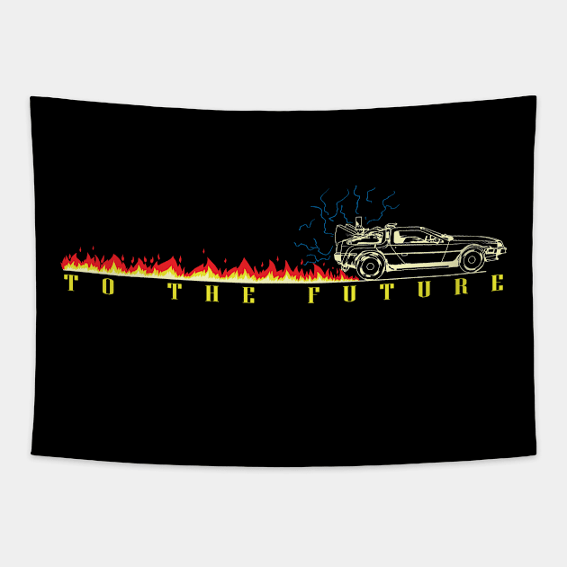 to the Future Time Machine Tapestry by dieEinsteiger