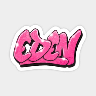 Eden graffiti name Magnet