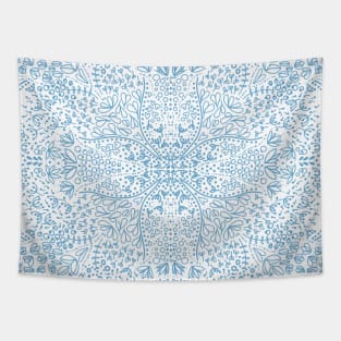 LEAF BLUE AURORA Tapestry