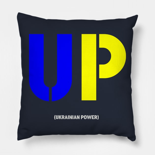 ukrainian power Pillow by Voishalk