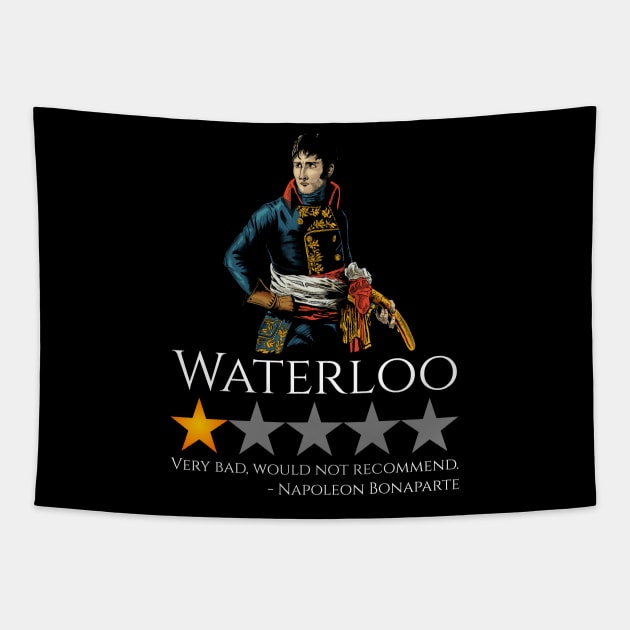 Napoleon Bonaparte - History Of France - Battle Of Waterloo Tapestry by Styr Designs