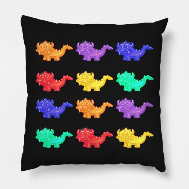 Jelly Hodag Pillow by COOLKJS0