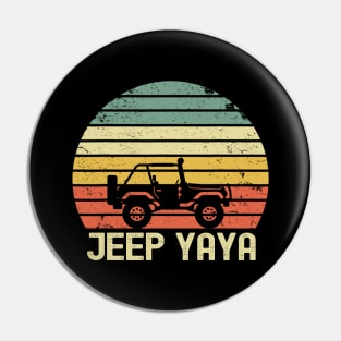 Jeep Yaya Vintage Jeep Pin