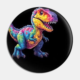 Rainbow Rex Pin