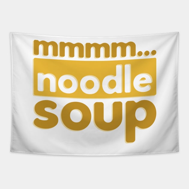 Mmm... Noodle Soup Tapestry by polliadesign