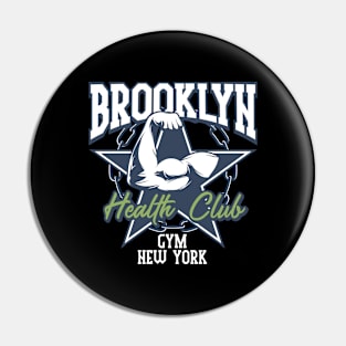 Brooklyn Health Club Pin