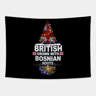 British Grown With Bosnian Roots - Gift for Bosnian Herzegovinian With Roots From Bosnia And Herzegovina Tapestry