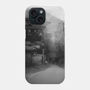 Scary road - Japanese landscape, old picture, horror vibe Phone Case