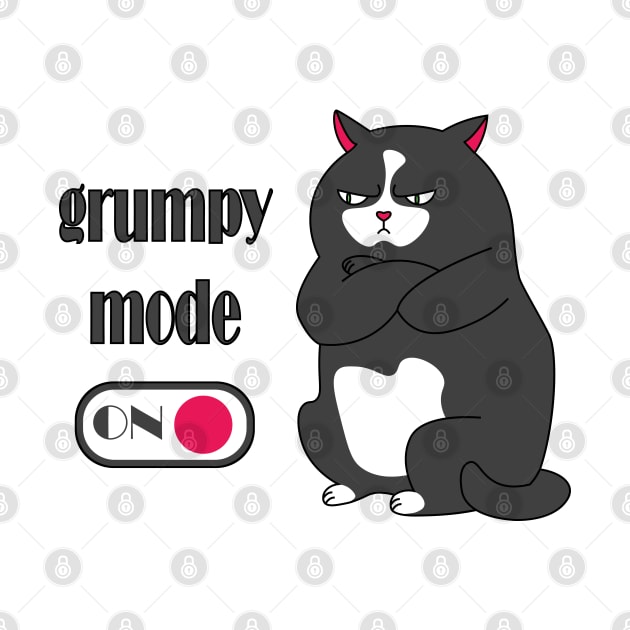 Grumpy mode on fat cat by Cute-Design