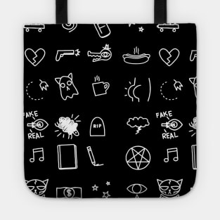 Night in the woods pattern Tote