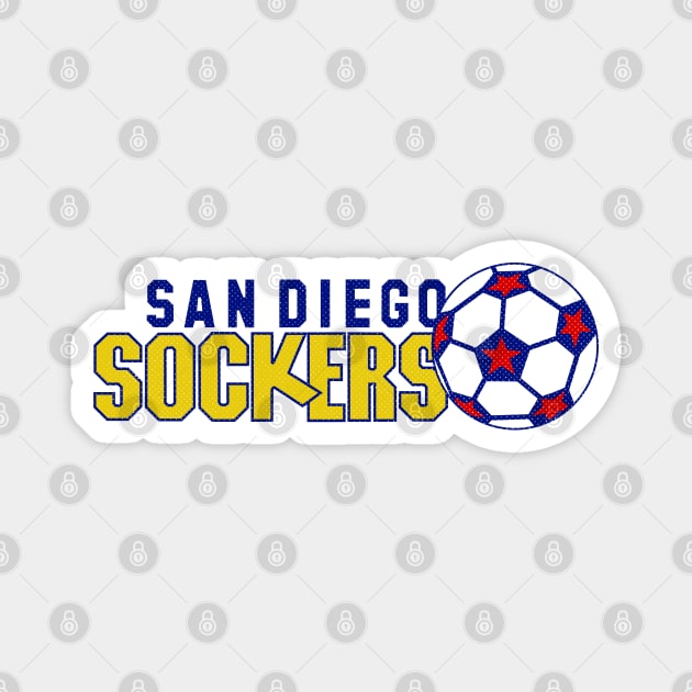 Defunct San Diego Sockers NASL Soccer 1984 Magnet by LocalZonly