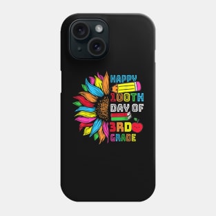 Happy 100th Day Of Third Grade 100 Days Smarter Phone Case