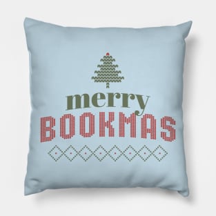 Bookish book Christmas holiday gifts & librarian gift for book nerds, bookworms Pillow