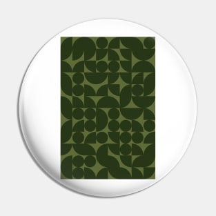 Leaf Colored Geometric Pattern - Shapes #5 Pin