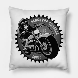 Blacktop Bonobos Pillow