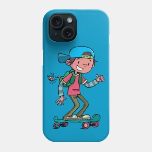 boy on a skateboard Phone Case