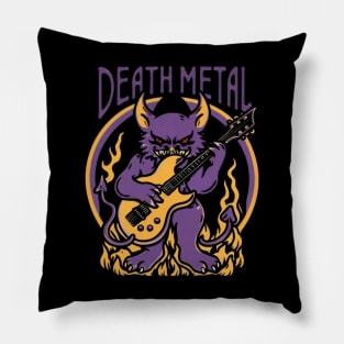 death metal Satanic Baphomet cat Pillow