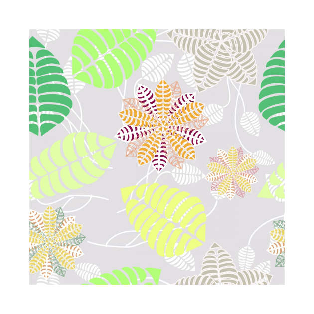 Tropical Floral Pattern by FloralPatterns