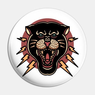 angry panther tattoo Pin