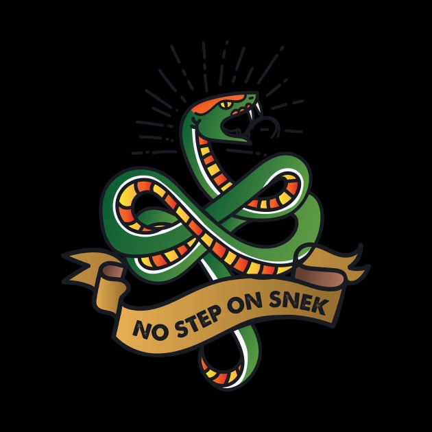 No Step on Snek Tee Tshirt by teespot123