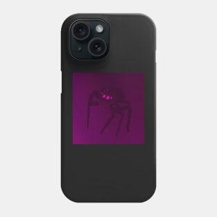 Jumping Spider Drawing V27 (Pink 1) Phone Case