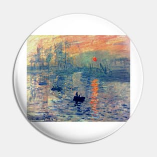 Impression, Sunrise by Claude Monet (1872) Pin