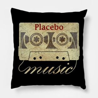 ElaCuteOfficeGirl, cassette tape vintage Placebo Pillow