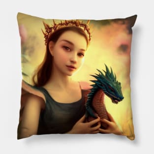 Dragon Prinsess with dragon Pillow