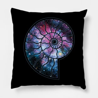 Ammonite & Space I Pillow