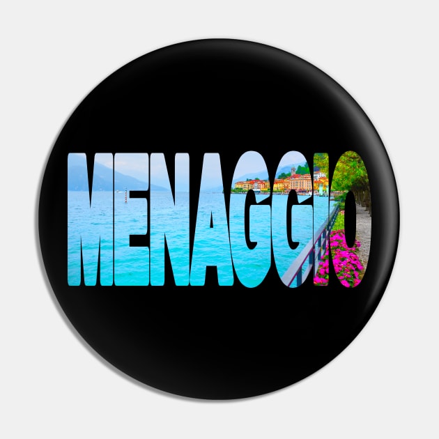 MENAGGIO - Italy Lake Como Spring Pin by TouristMerch