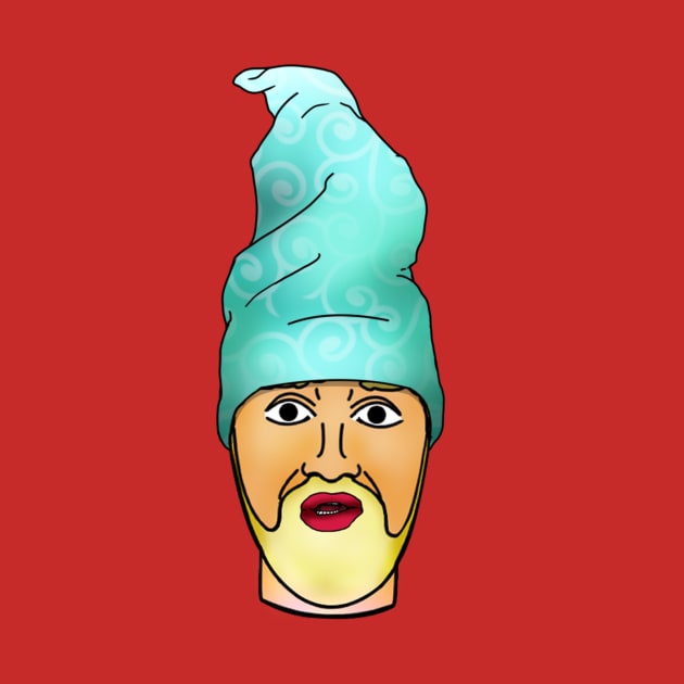 Wizard hat Lloyd Baxter face by doublebeta