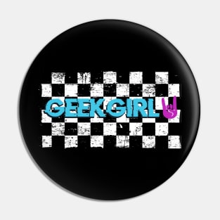 Geekgirl Punk Style Pin