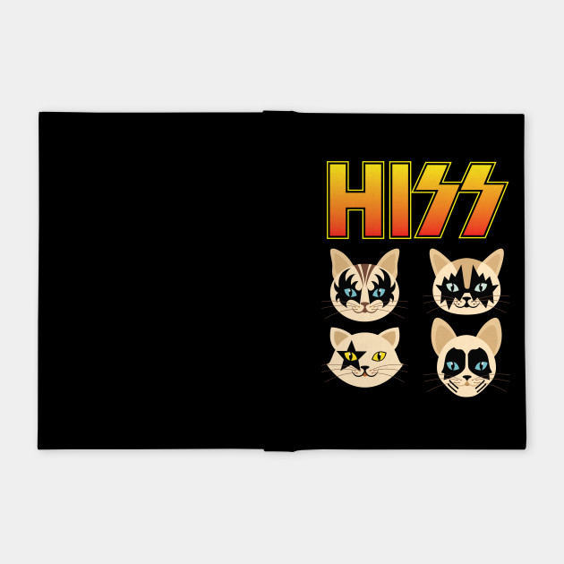 Hiss Funny Cat Band Cute Cats Adorable Cat Notebook Teepublic