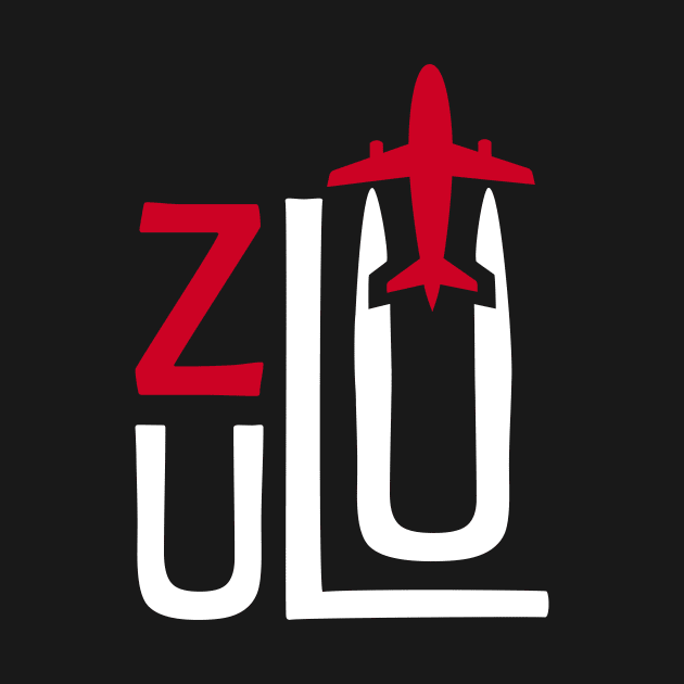 ZULU Aviation Phonetic Alphabet Pilot Airplane by For HerHim